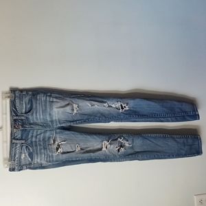 American Eagle Super distressed size 6 LONG jegging